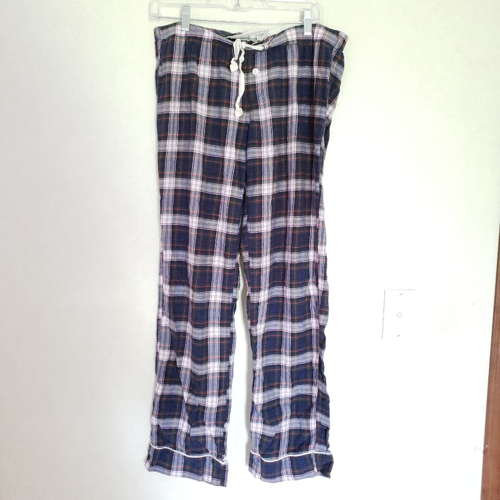 J. Crew Plaid PJ Pant
